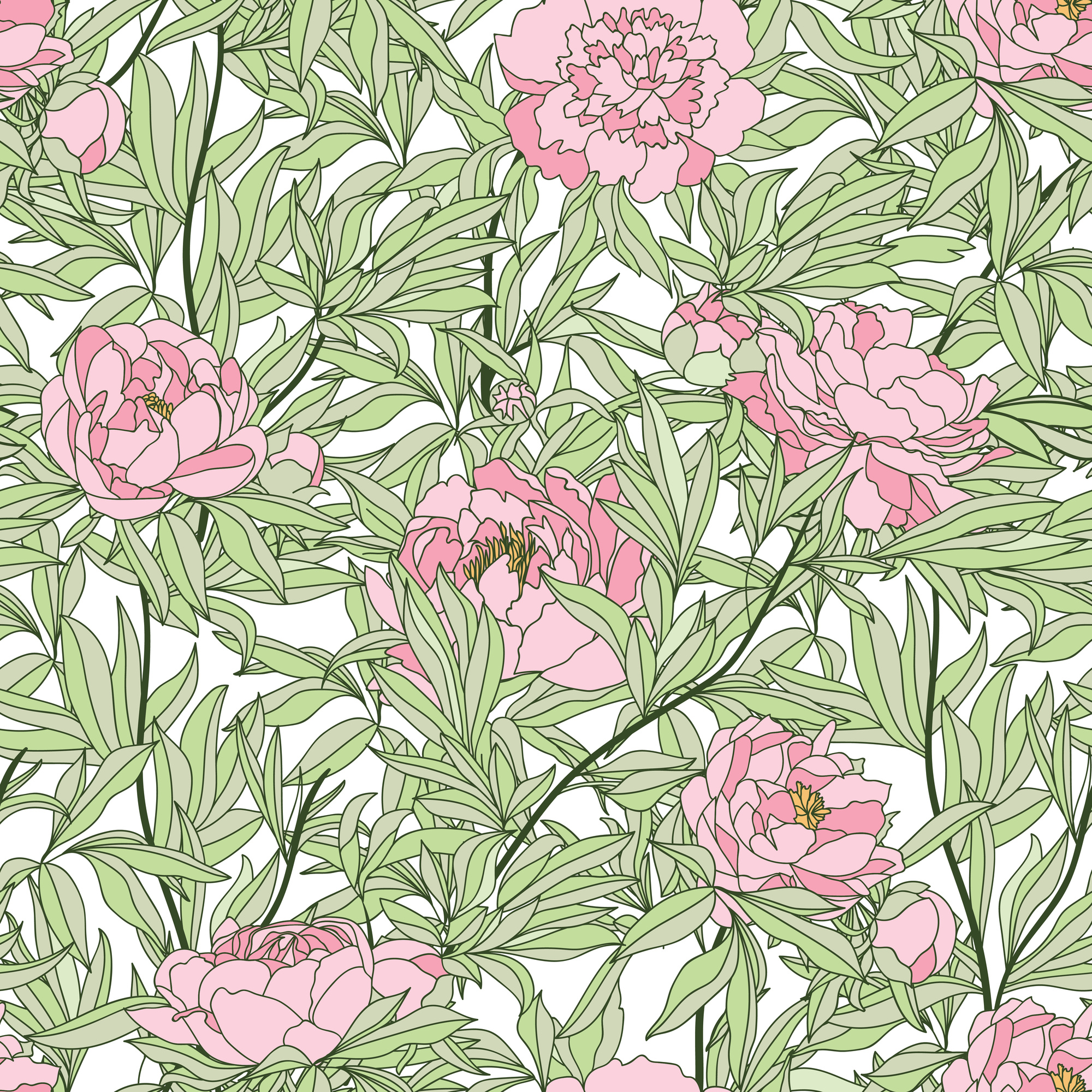 Peony Pattern